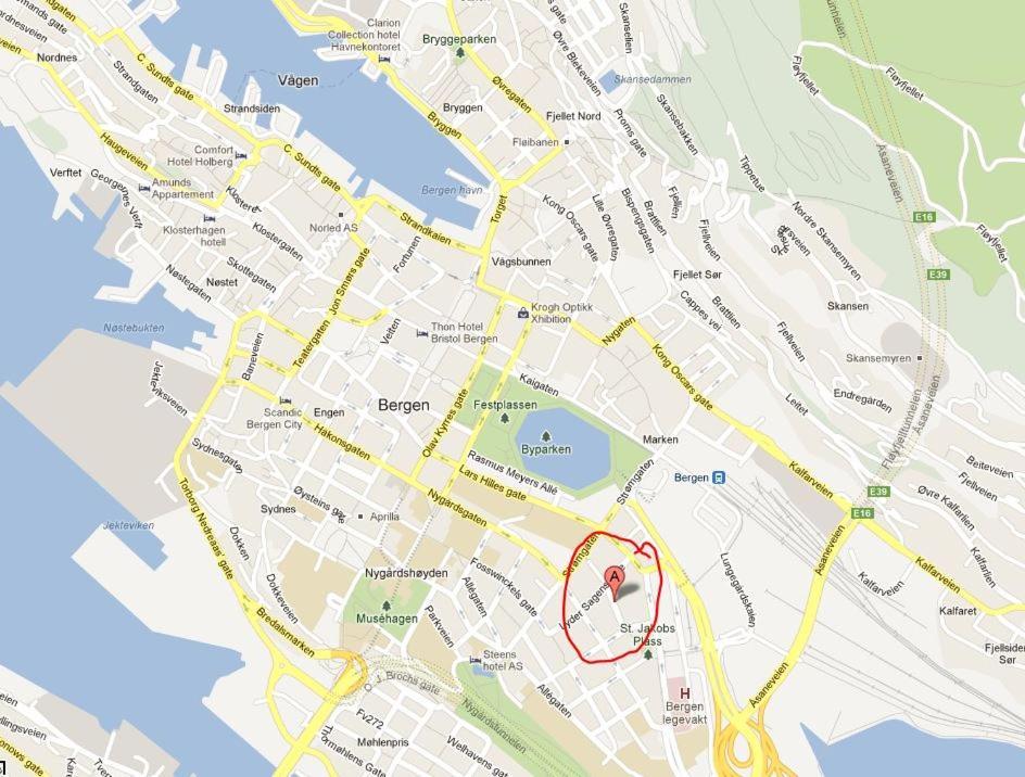 80 Square Metre Flat In The Heart Of Bergen - 2 Big Bedrooms Exterior photo
